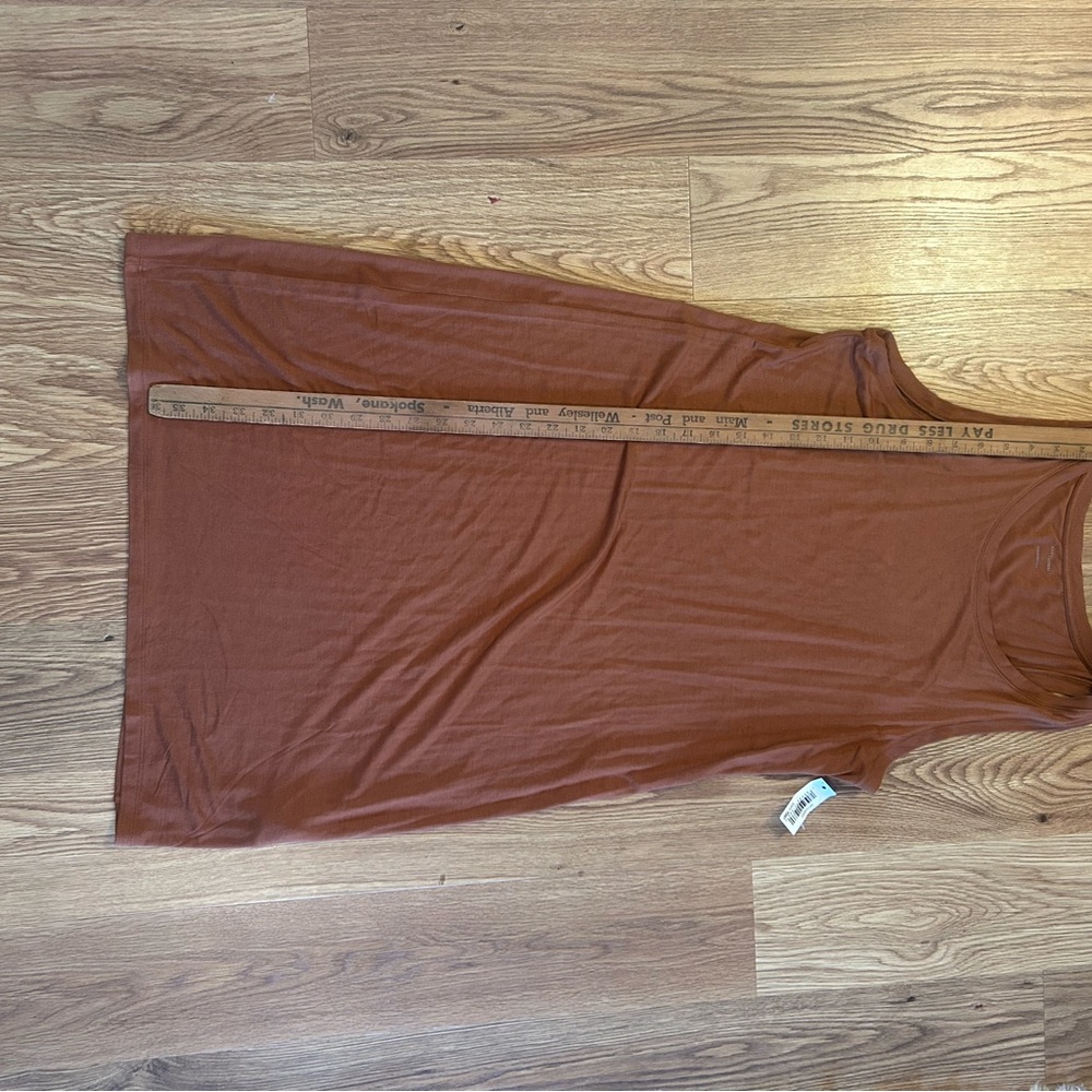 Daily Ritual Rust Sleeveless Top - Picture 6 of 8